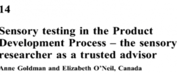 Sensory Testing in the Product Development Process